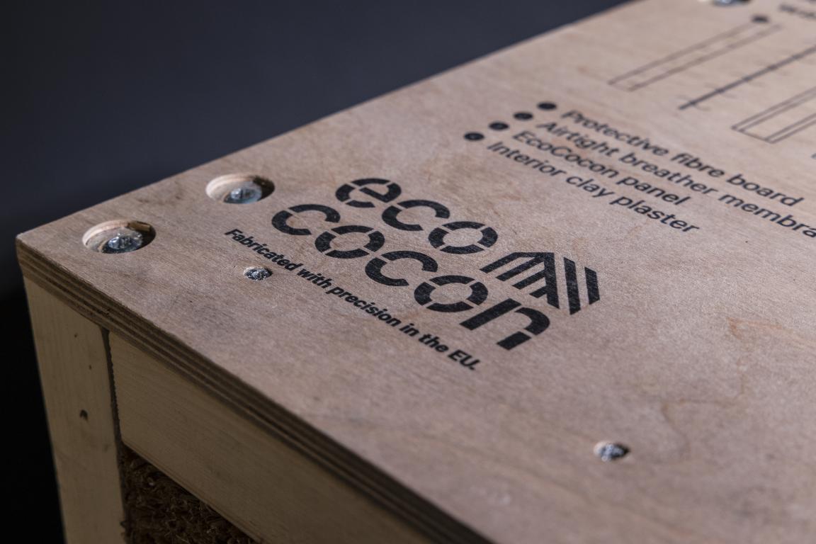 Carbon-12: EcoCocon, straw panel construction.