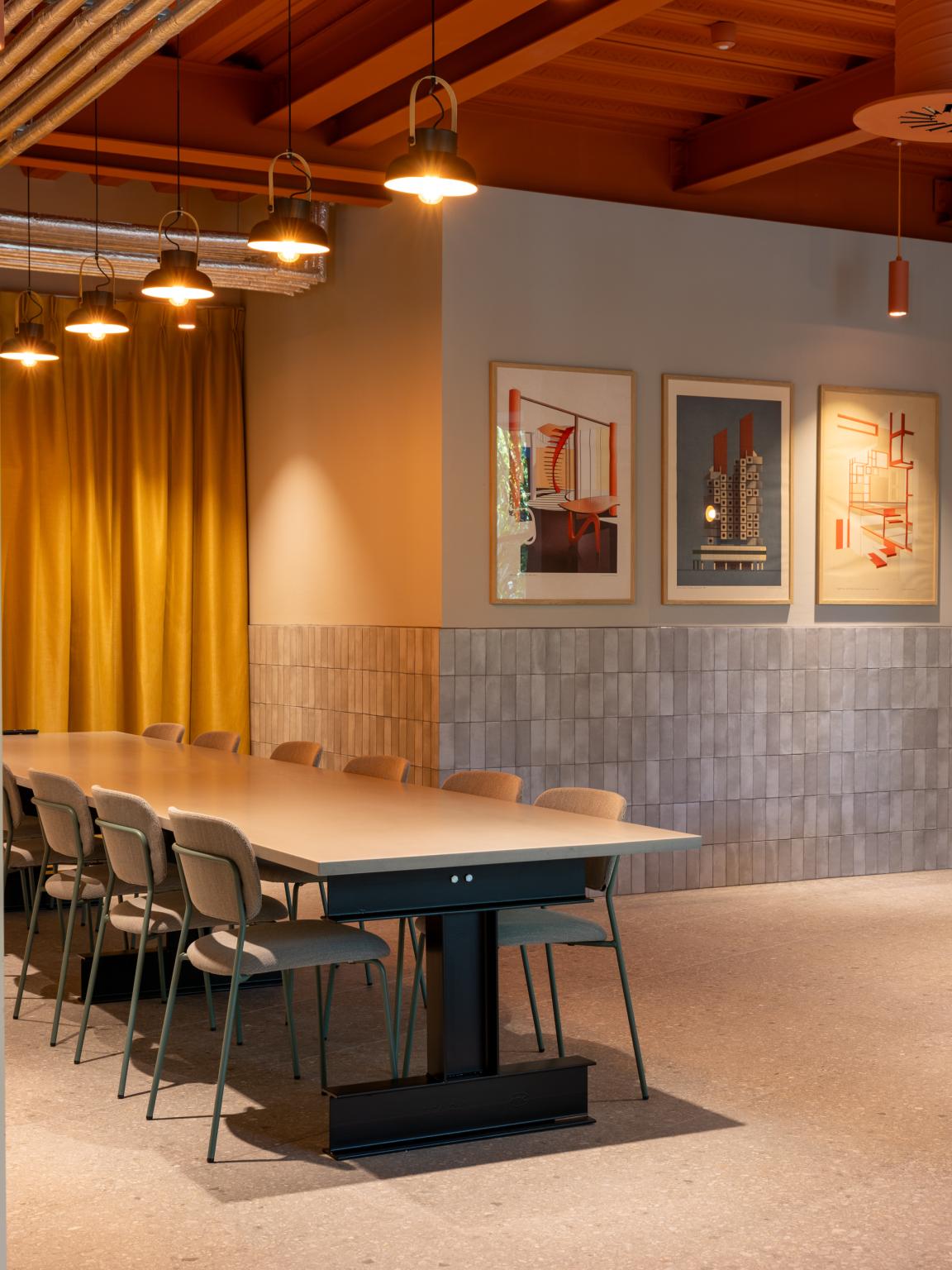 Sheila Bird's new HQ for Stockport based contractor TMT playfully celebrates The Art of Construction.