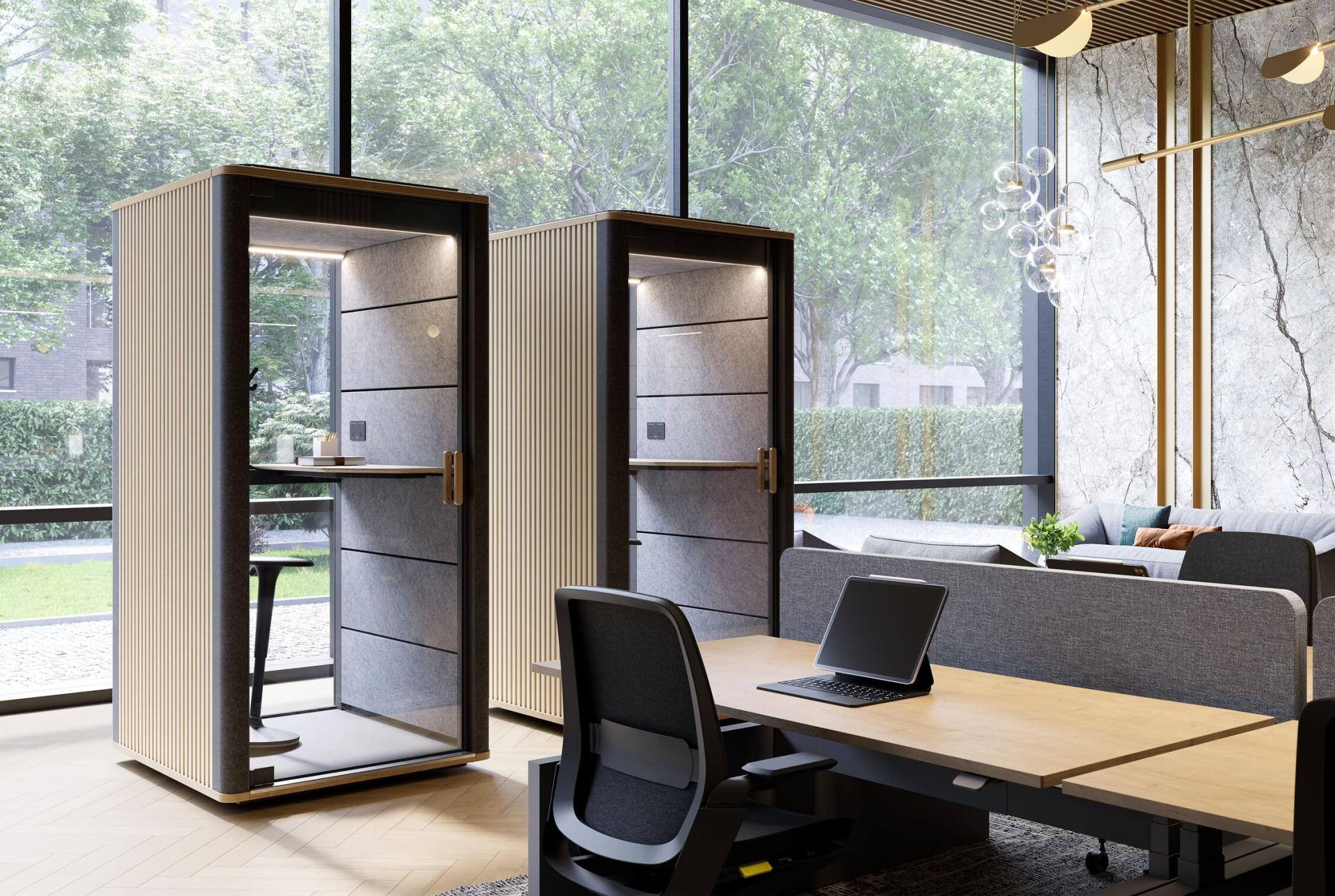 Ahrend's Cerene Collection offers tranquility in the heart of open plan offices.