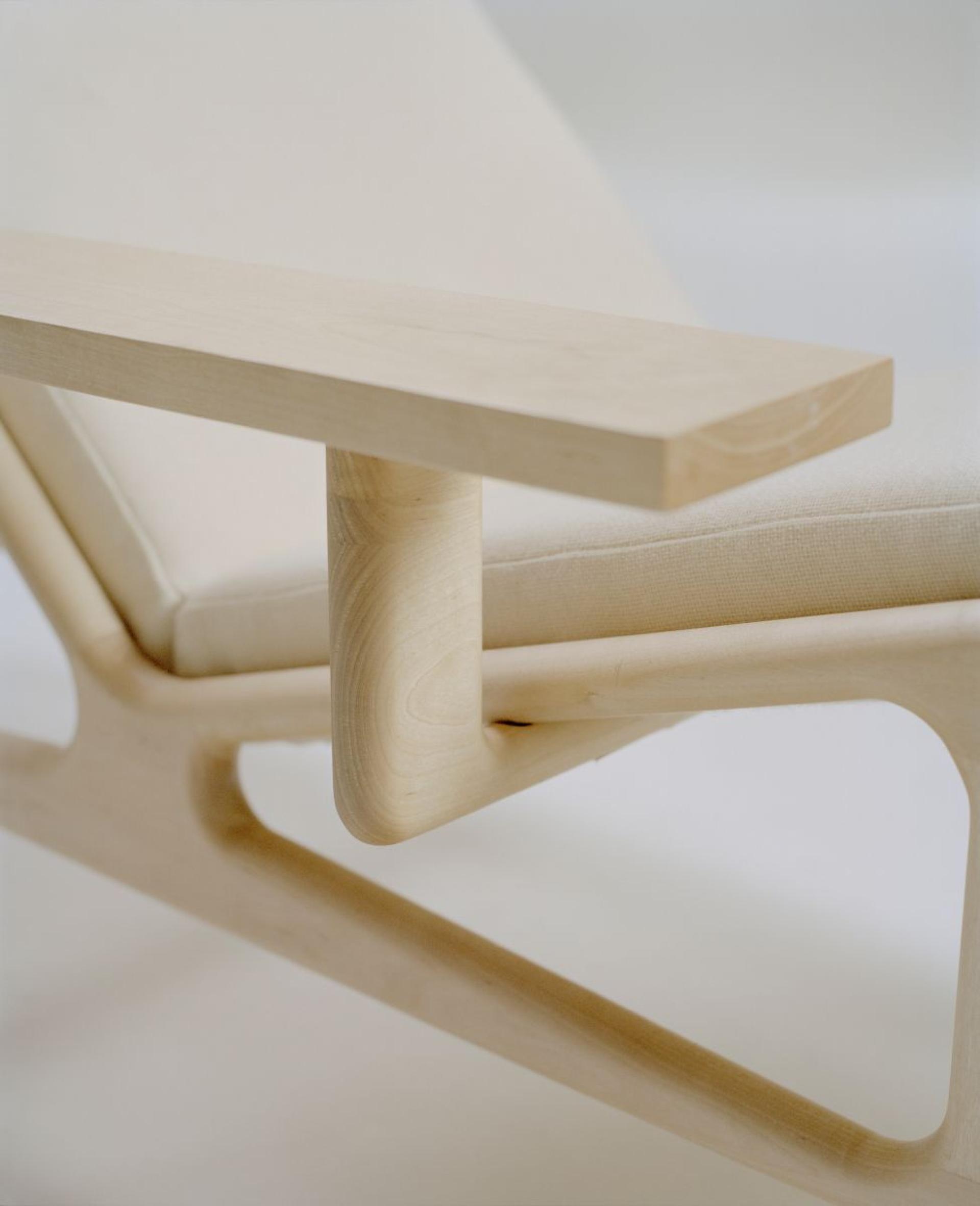 Elegant Scandinavian chair design featuring sustainable materials, highlighting Norway's commitment to circular design principles.