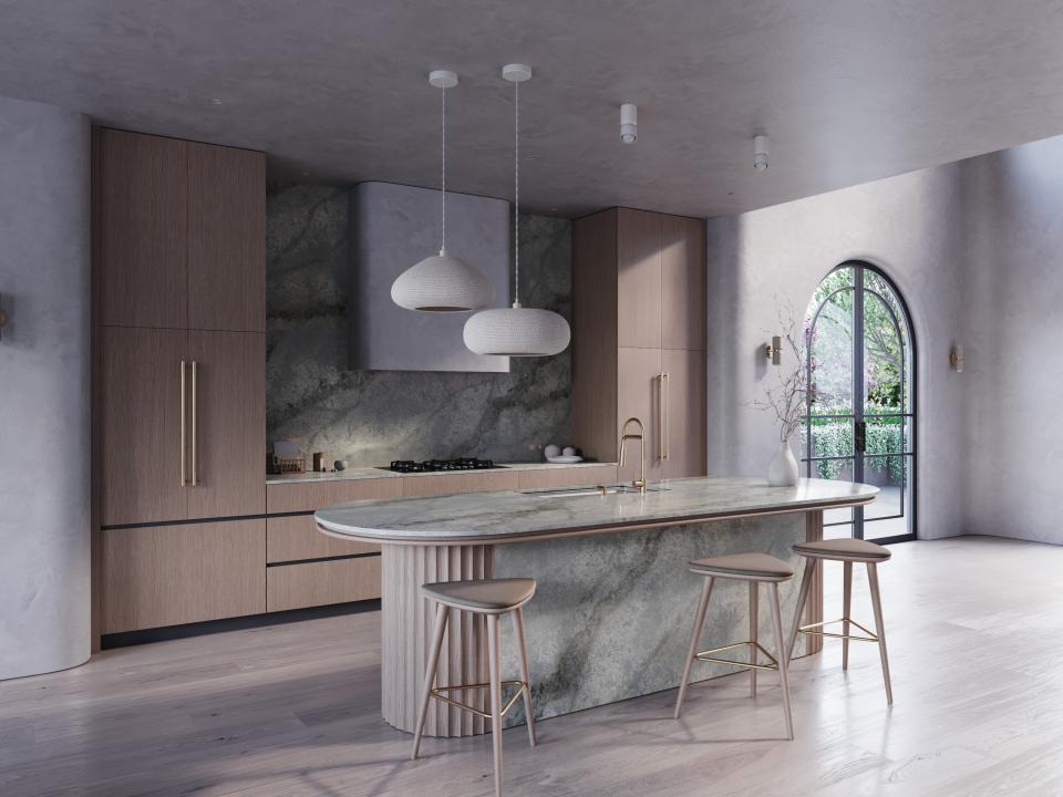 Caesarstone has unveiled two new aesthetically ethereal surfaces under its ICON offering - Ocean Sage & Moonflow.