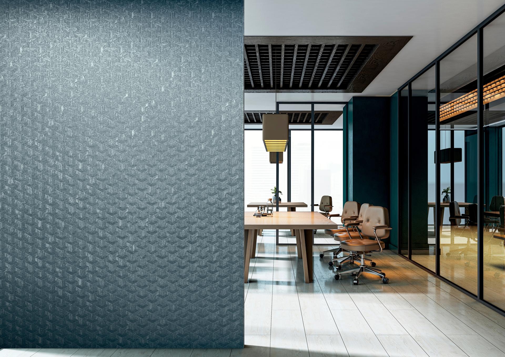 Atrium & Muslin: Two new designs from Muraspec.