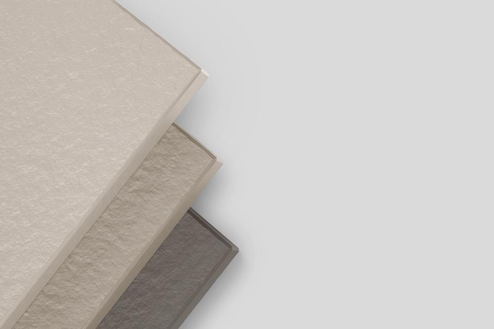 Rehau reveals first look at RAUVISIO Cube in Desert Stone.