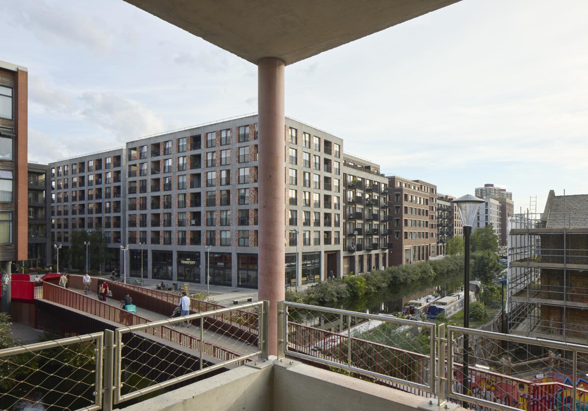 Bridge House by Studioshaw: An eight-storey, 6,250 sqm mixed-use development at the heart of Hackney Wick.