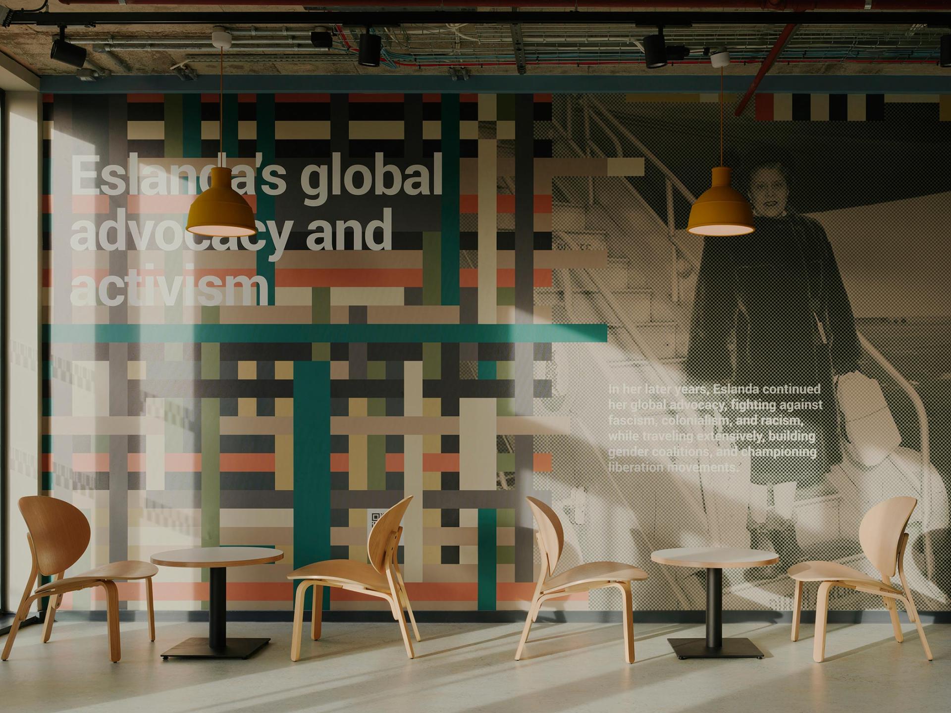 Interiors for LSE Robeson House - a home for global minds - completed by Jasper Sanders + Partners.