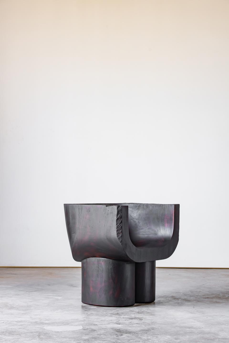 Abstract sculpture featured in Reynold Rodriguez's solo show at Charles Burnand Gallery, showcasing contemporary art style.