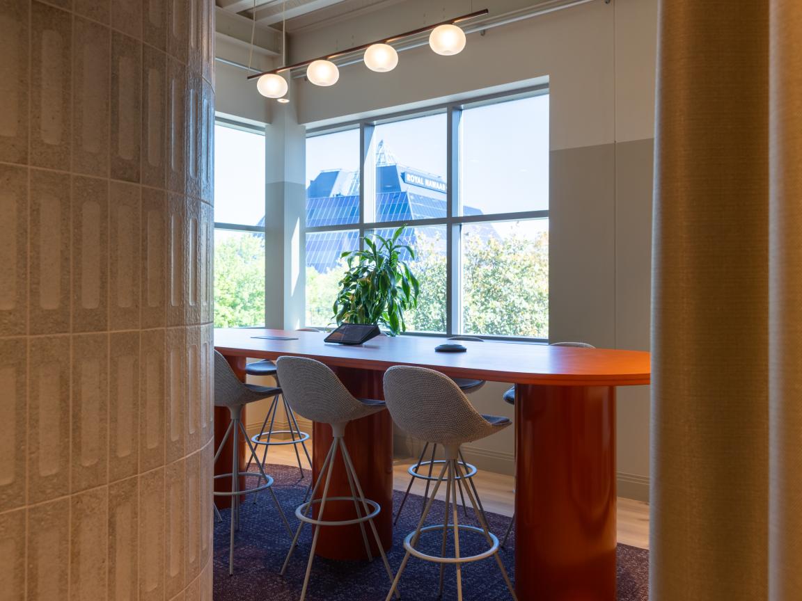 Sheila Bird's new HQ for Stockport based contractor TMT playfully celebrates The Art of Construction.