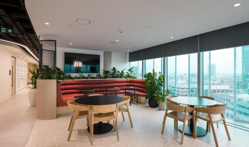 Collaboration between SpaceInvader and Overbury culminates in deeply detailed Manchester workspace.