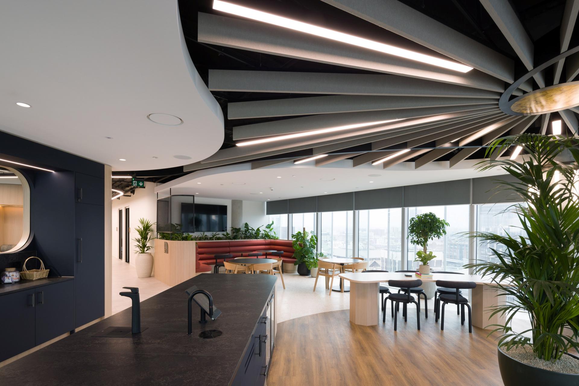 Collaboration between SpaceInvader and Overbury culminates in deeply detailed Manchester workspace.