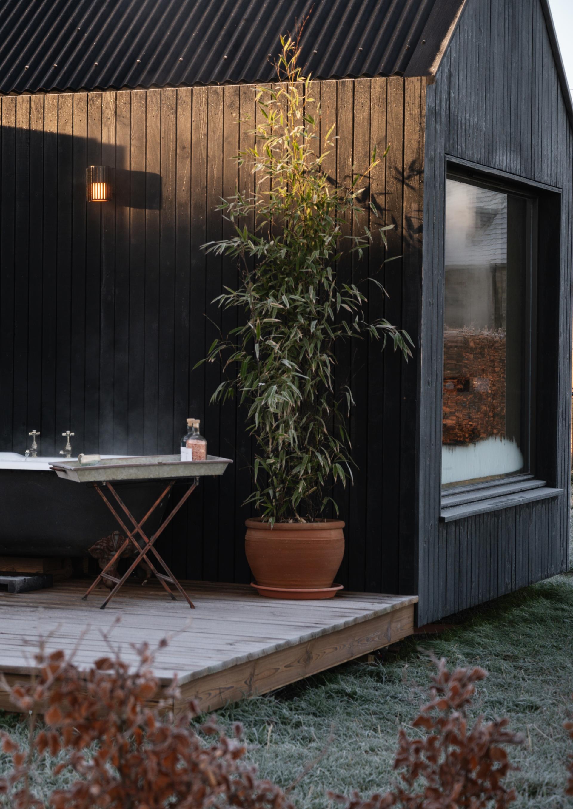 Corr Cabins crafts retreats reflective of Scotland's raw materials and rural landscape.