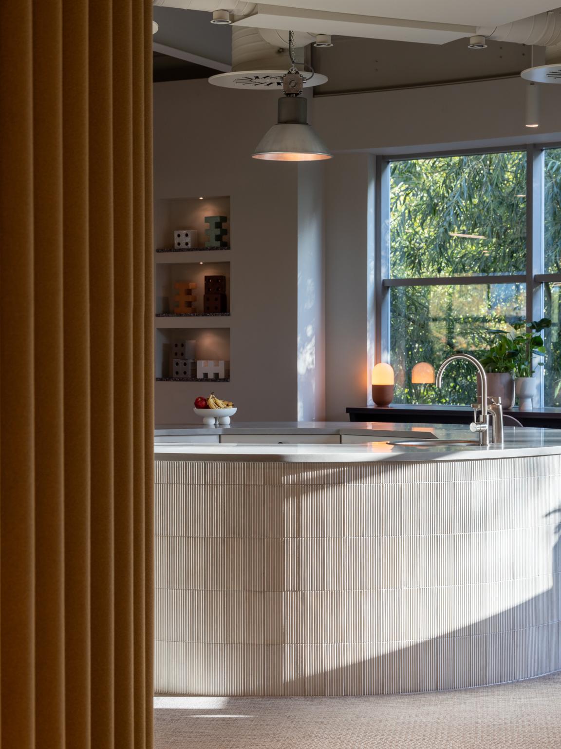 Sheila Bird's new HQ for Stockport based contractor TMT playfully celebrates The Art of Construction.