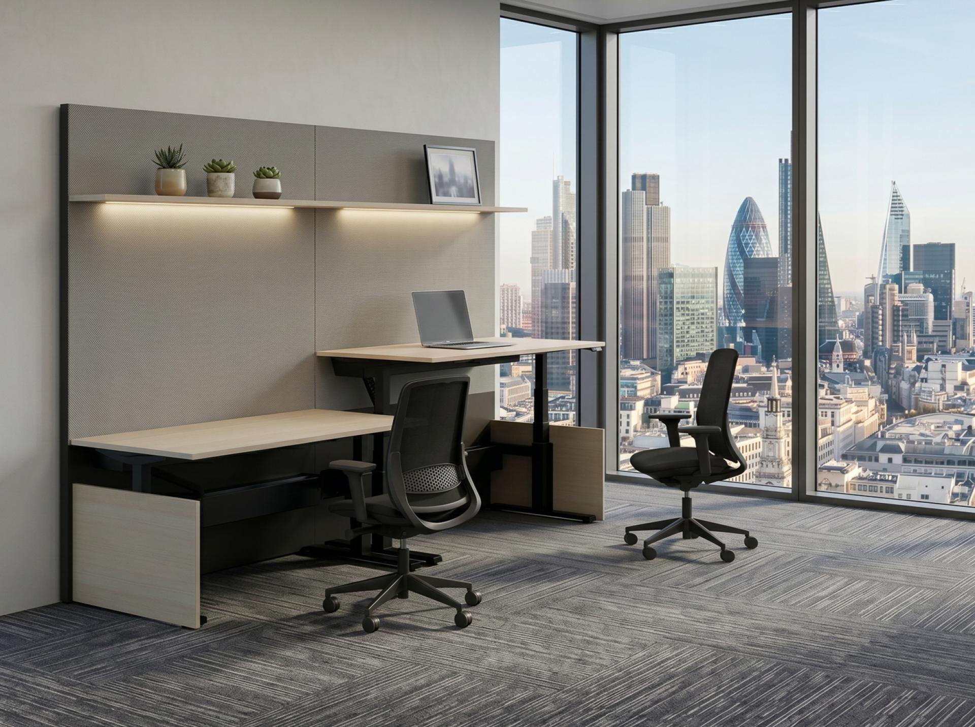 KI introduces Arkus Workwall: A versatile modular system for workplace and education settings.