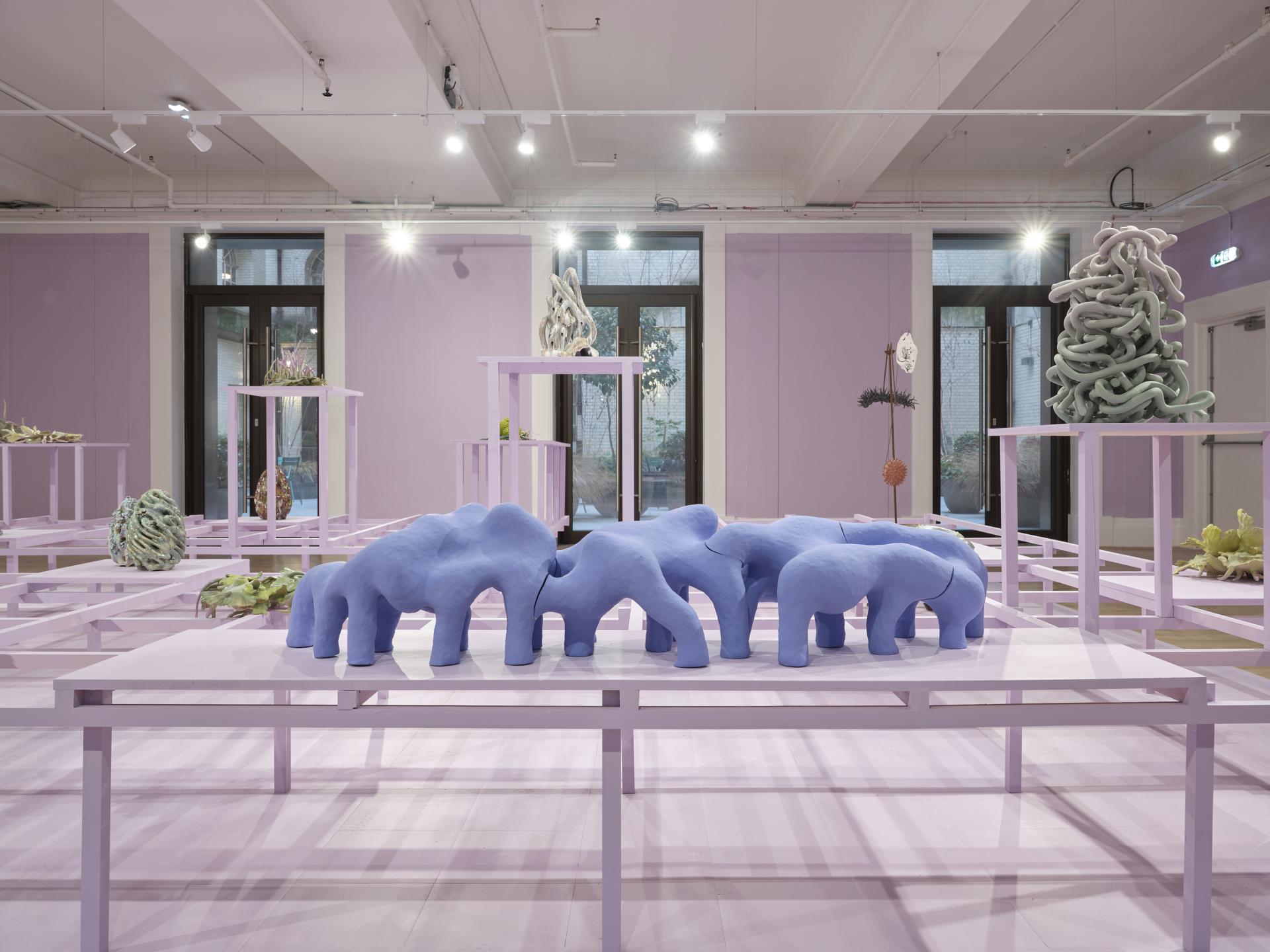 Undergrowth at County Hall Pottery: A material exploration into the hidden forces of the natural world.