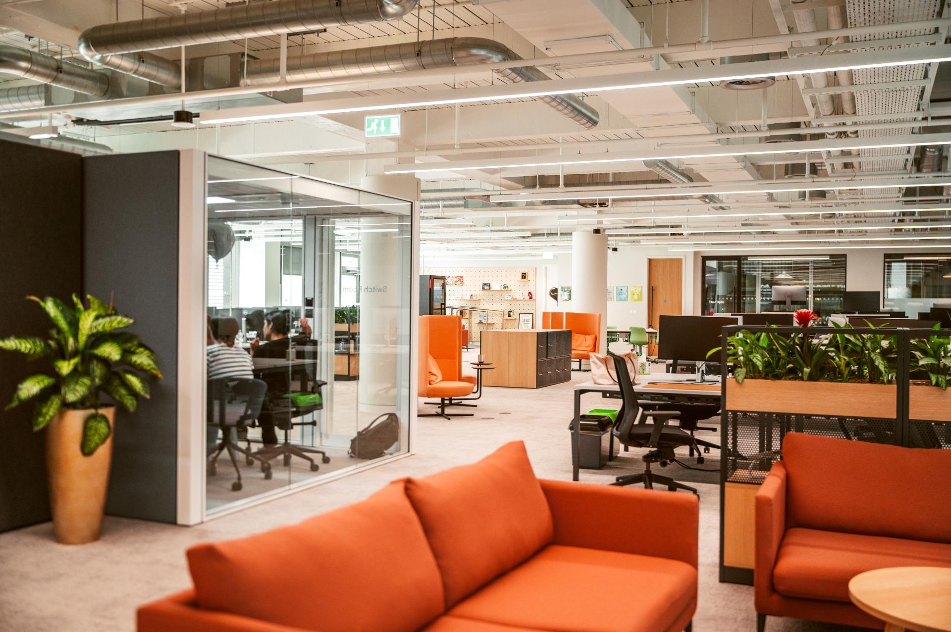 New London HQ for PolyAI by Motive calls on playfulness and connectivity. 