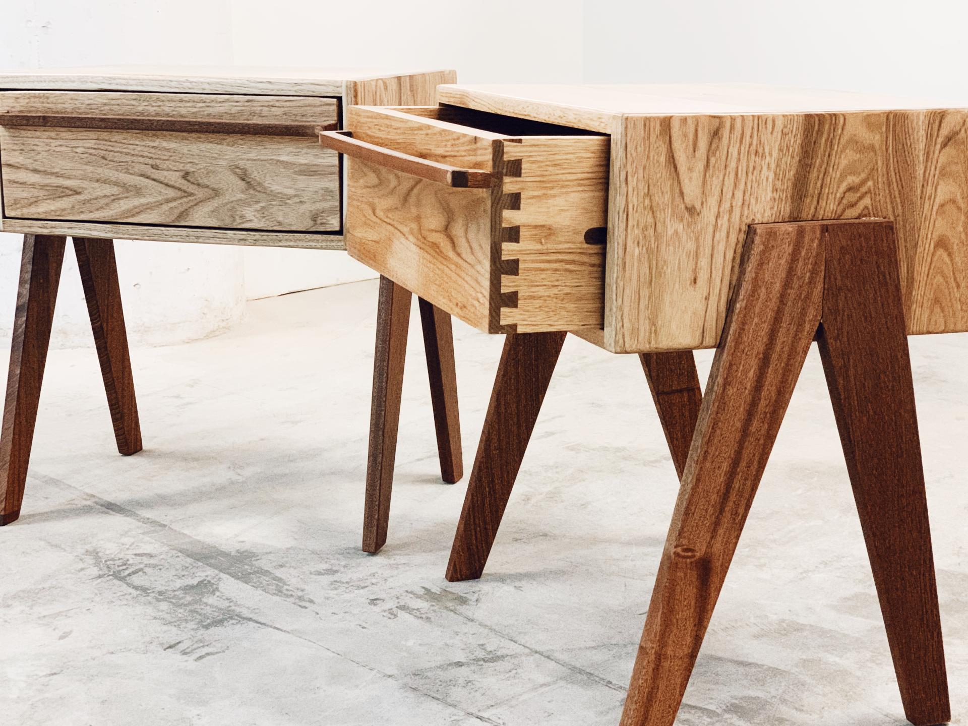 Stylish wooden furniture pieces featuring elegant design, showcasing craftsmanship and functionality in modern home decor.