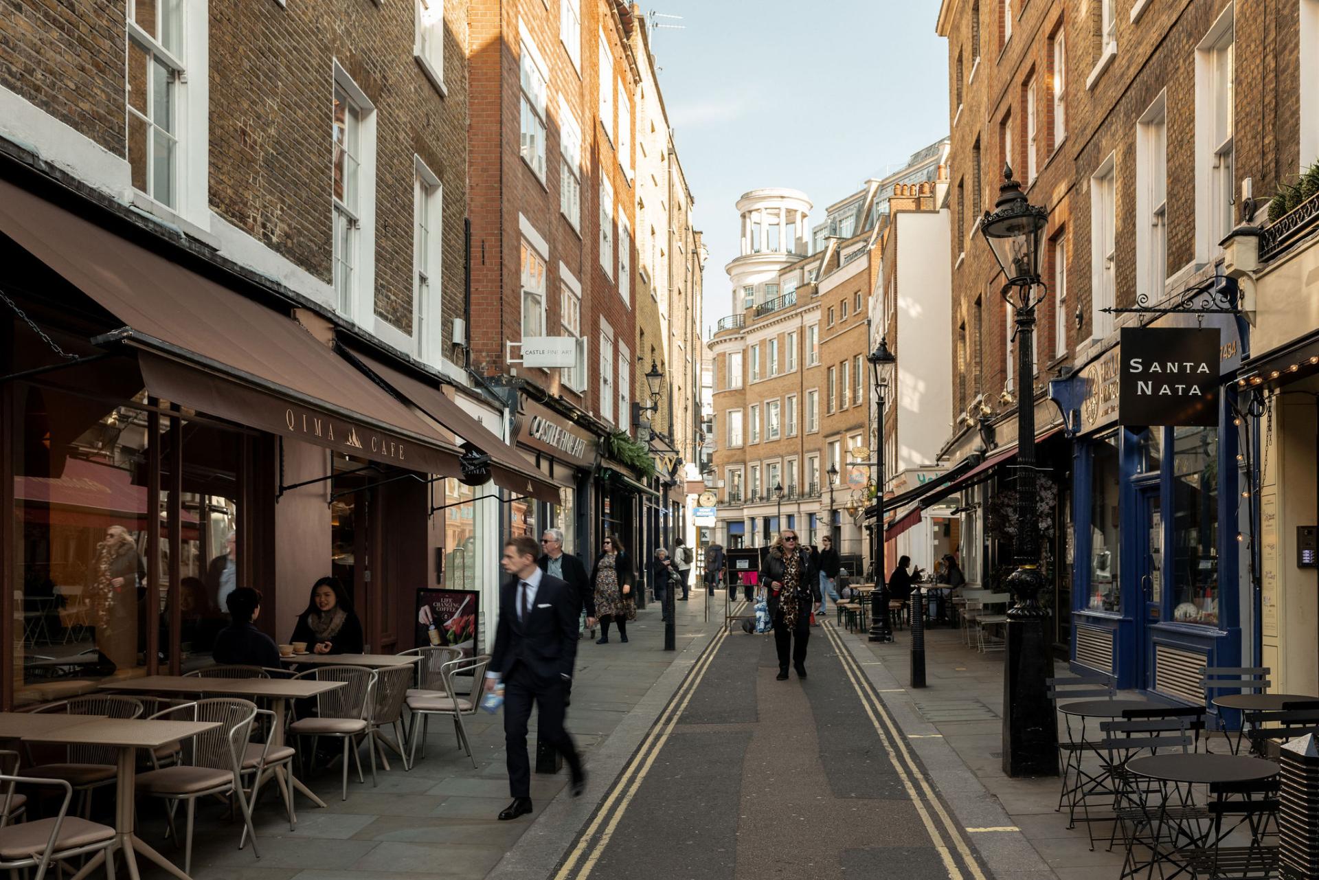 DLSM Studio transforms Qima Café’s second location in the heart of London's Covent Garden.