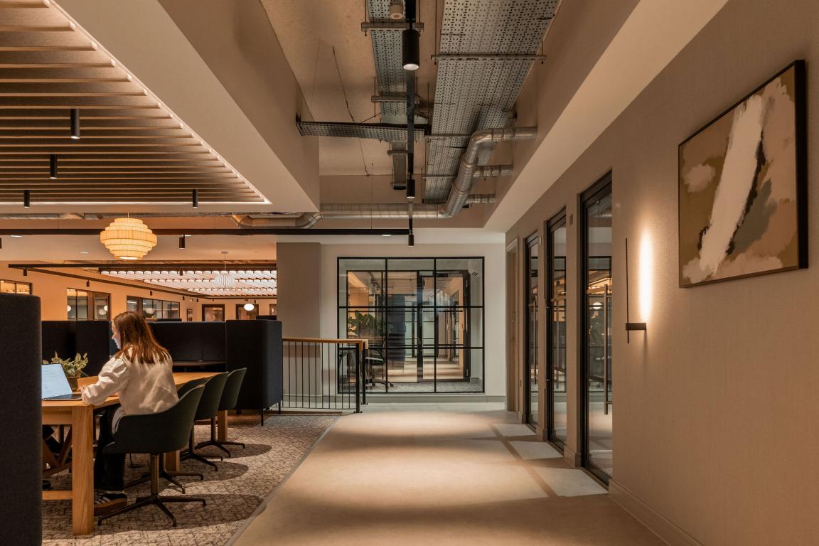 Ekho Studio reimagines the serviced office for WorkWell in Harrogate.