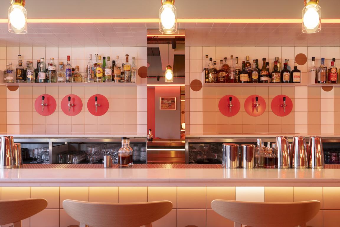 Up North Architects crafts cocktail-inspired, candy coloured scheme for The Morris.