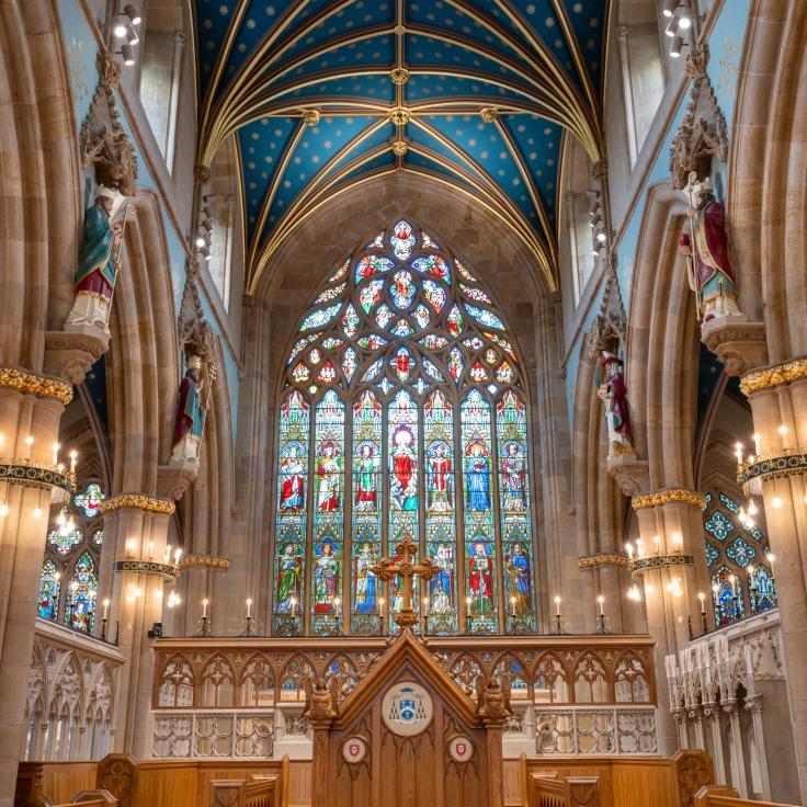 Salford Cathedral beautifully restored by Purcell, future proofing it for generations to come.
