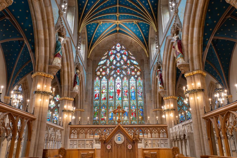 Salford Cathedral beautifully restored by Purcell, future proofing it for generations to come.