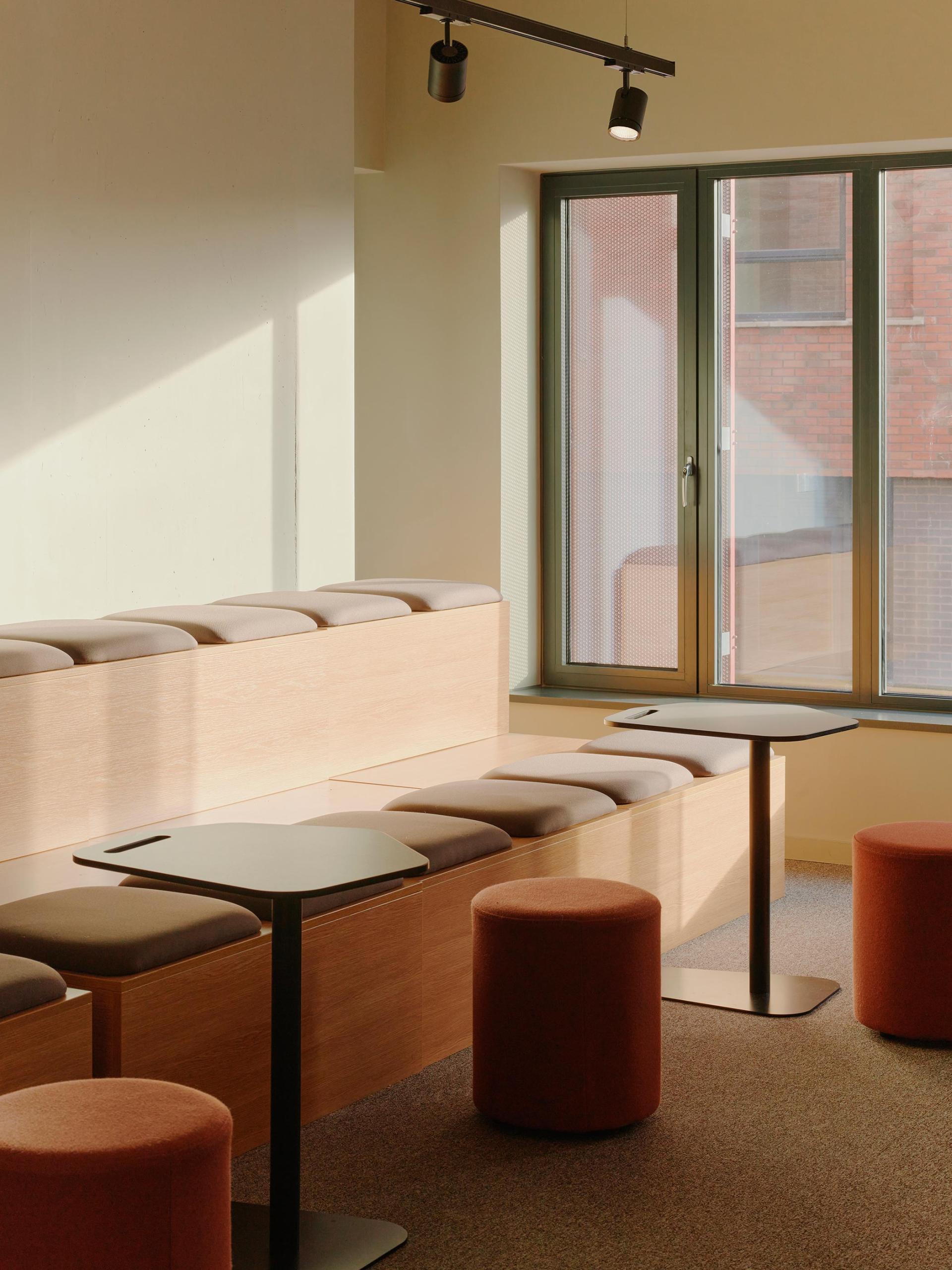 Interiors for LSE Robeson House - a home for global minds - completed by Jasper Sanders + Partners.