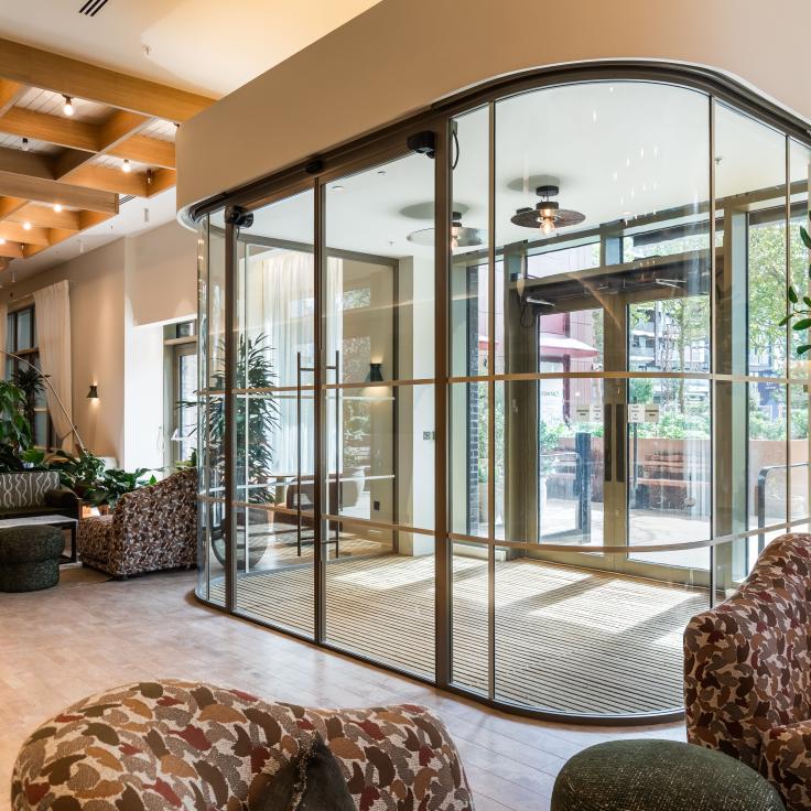 Radii combines material expression with technical integrity, elevating the resident experience at The Eades Walthamstow.