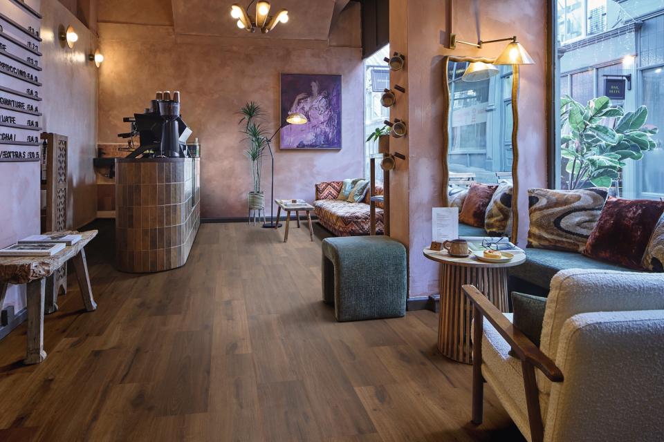 Karndean Designflooring's new Opus collection combines slip resistance practicality with beauty of nature.