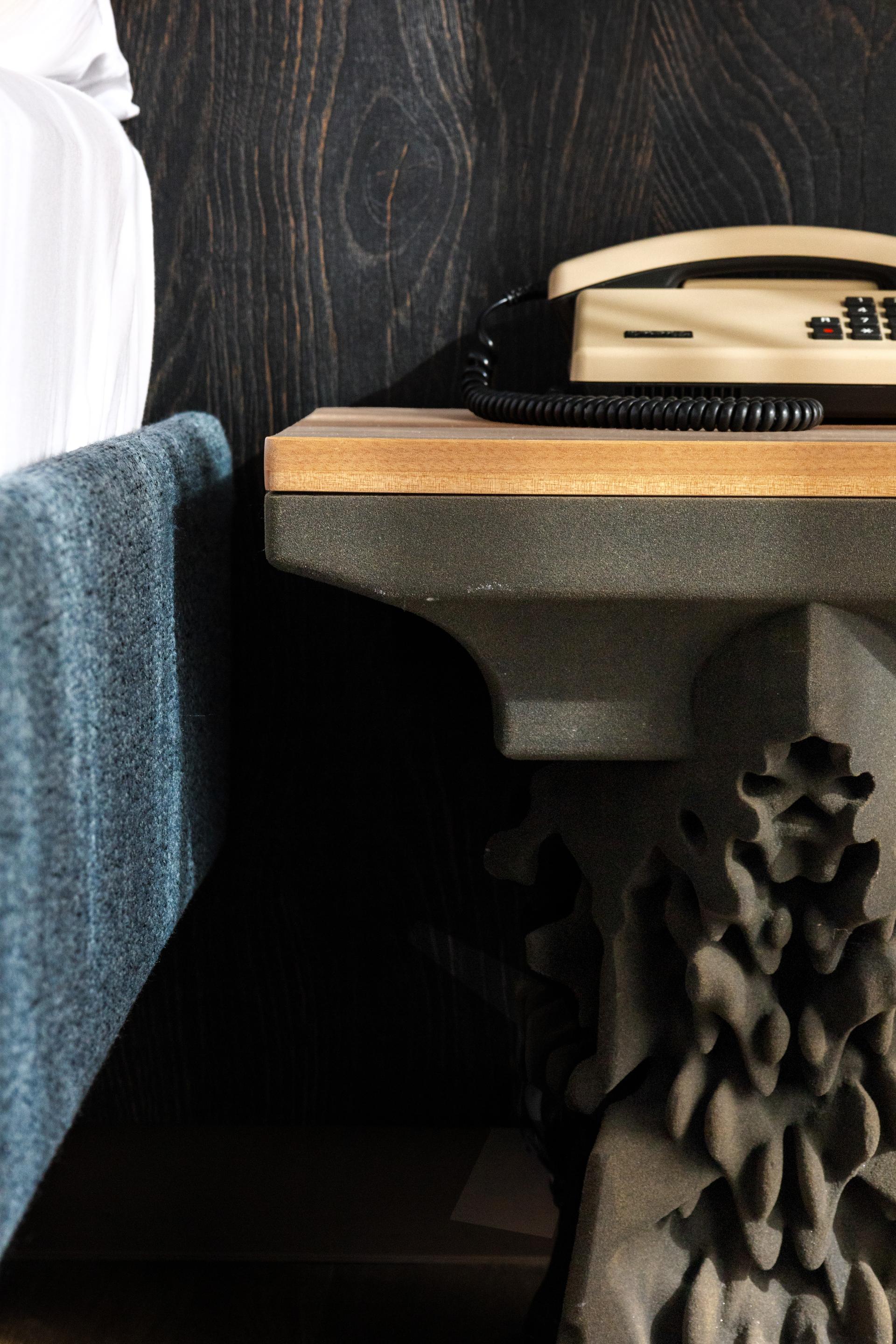 Wedge crafts bespoke 3D-printed furniture collection for Hotel Alpin in the Swiss Alps.