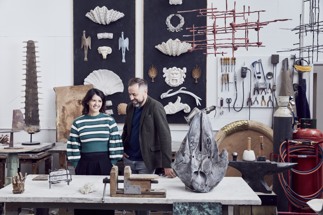 Christopher and Nicola Cox. Courtesy of Cox London. Image by Alun Callender, London Craft Week