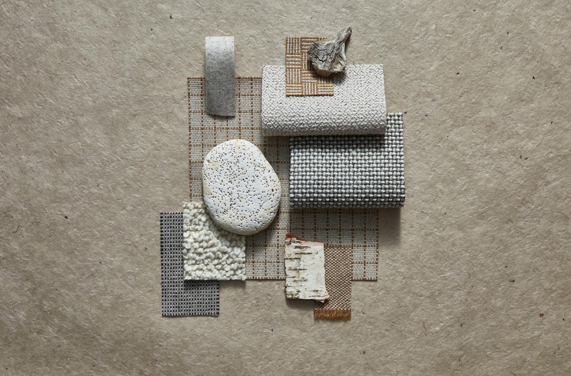 Camira's Monochrome Sett II: A sophisticated, conscious fabric collection.