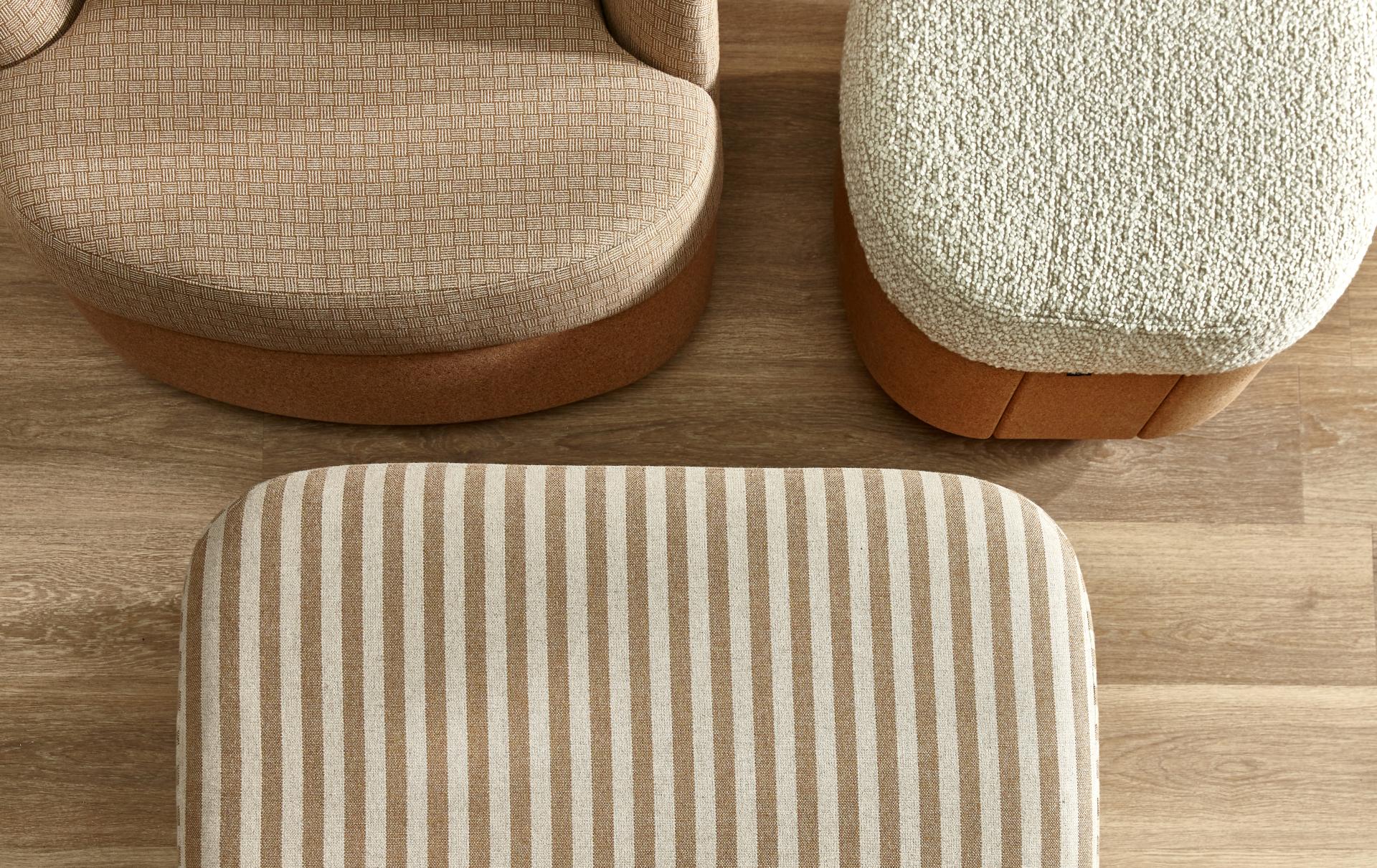 Camira's Monochrome Sett II: A sophisticated, conscious fabric collection.