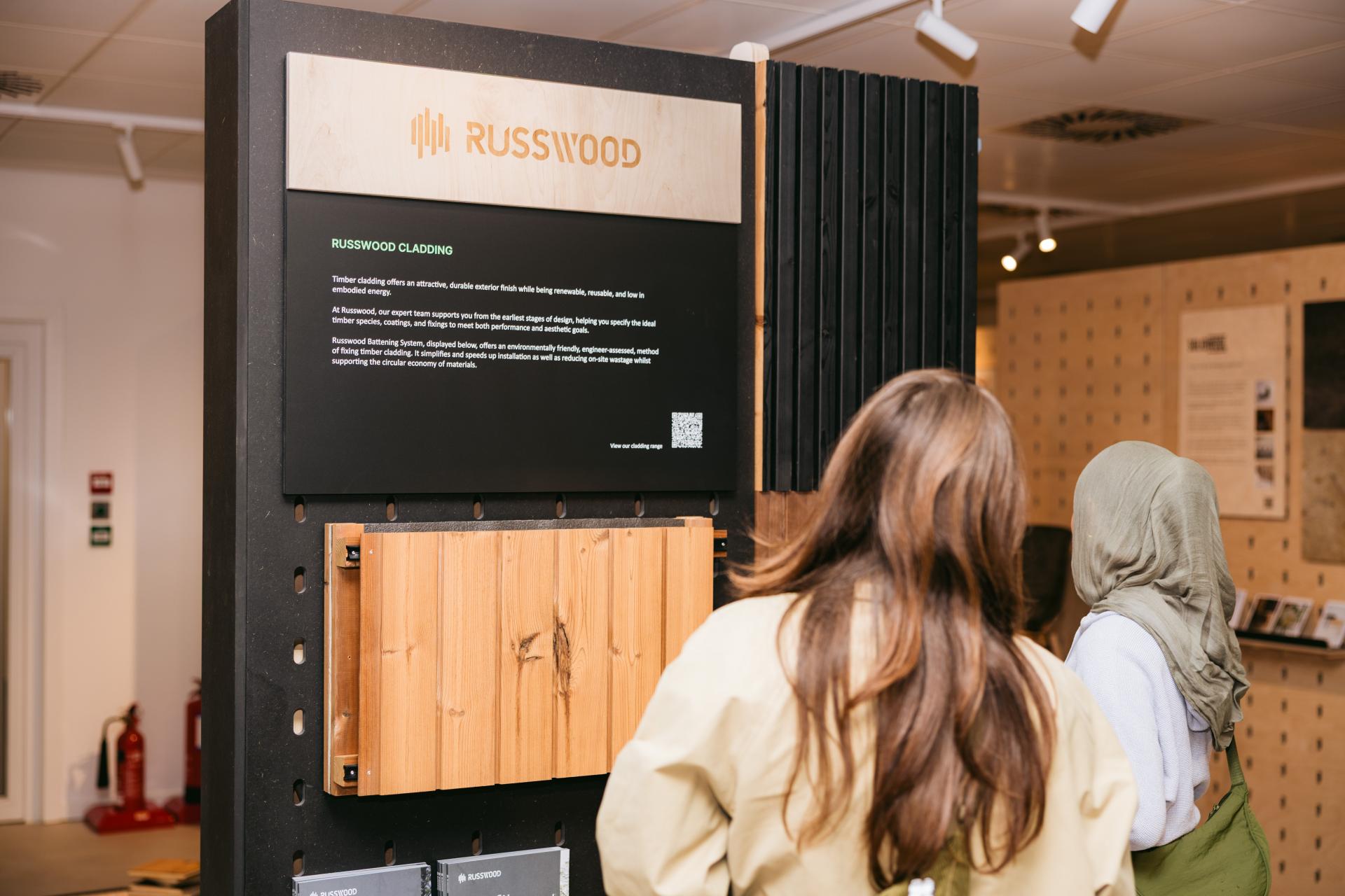 Russwood's Timber & Taste event explored how materiality can support Scotland’s transition to low carbon design.