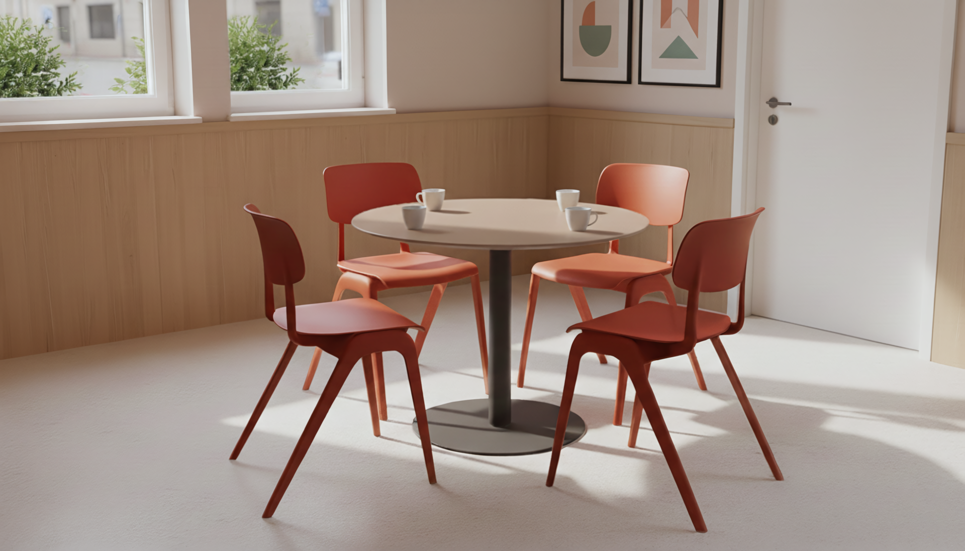 KI Europe launches Sebel & Sutton at Material Source Studio Manchester - the former made from 100% British post-consumer waste.