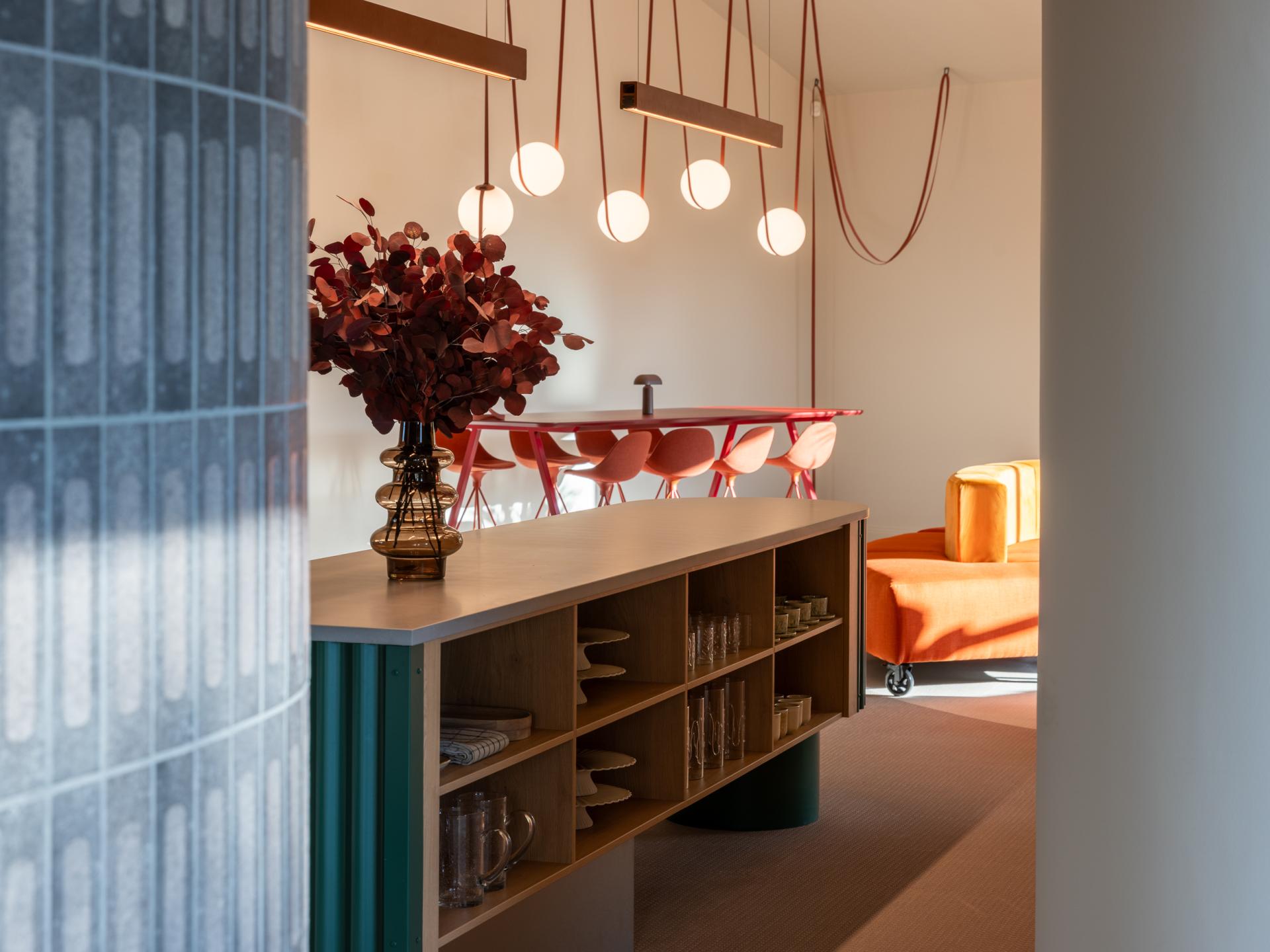 Sheila Bird's new HQ for Stockport based contractor TMT playfully celebrates The Art of Construction.