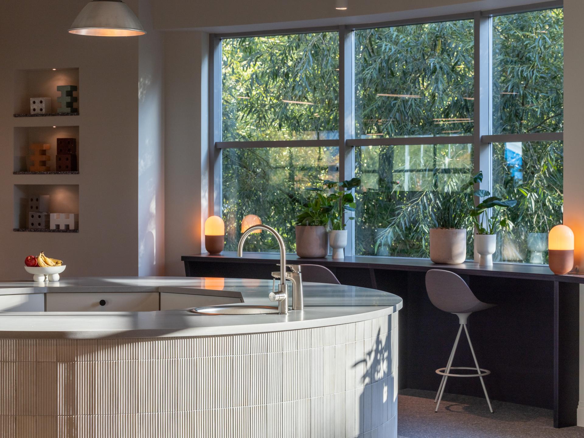 Sheila Bird's new HQ for Stockport based contractor TMT playfully celebrates The Art of Construction.