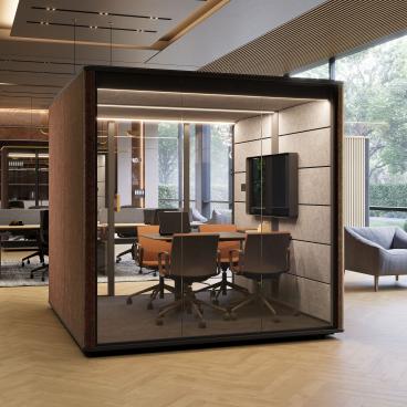 Ahrend's Cerene Collection offers tranquility in the heart of open plan offices.