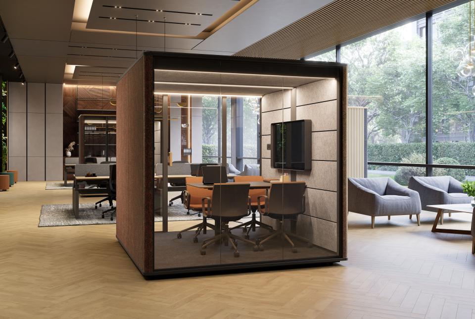 Ahrend's Cerene Collection offers tranquility in the heart of open plan offices.