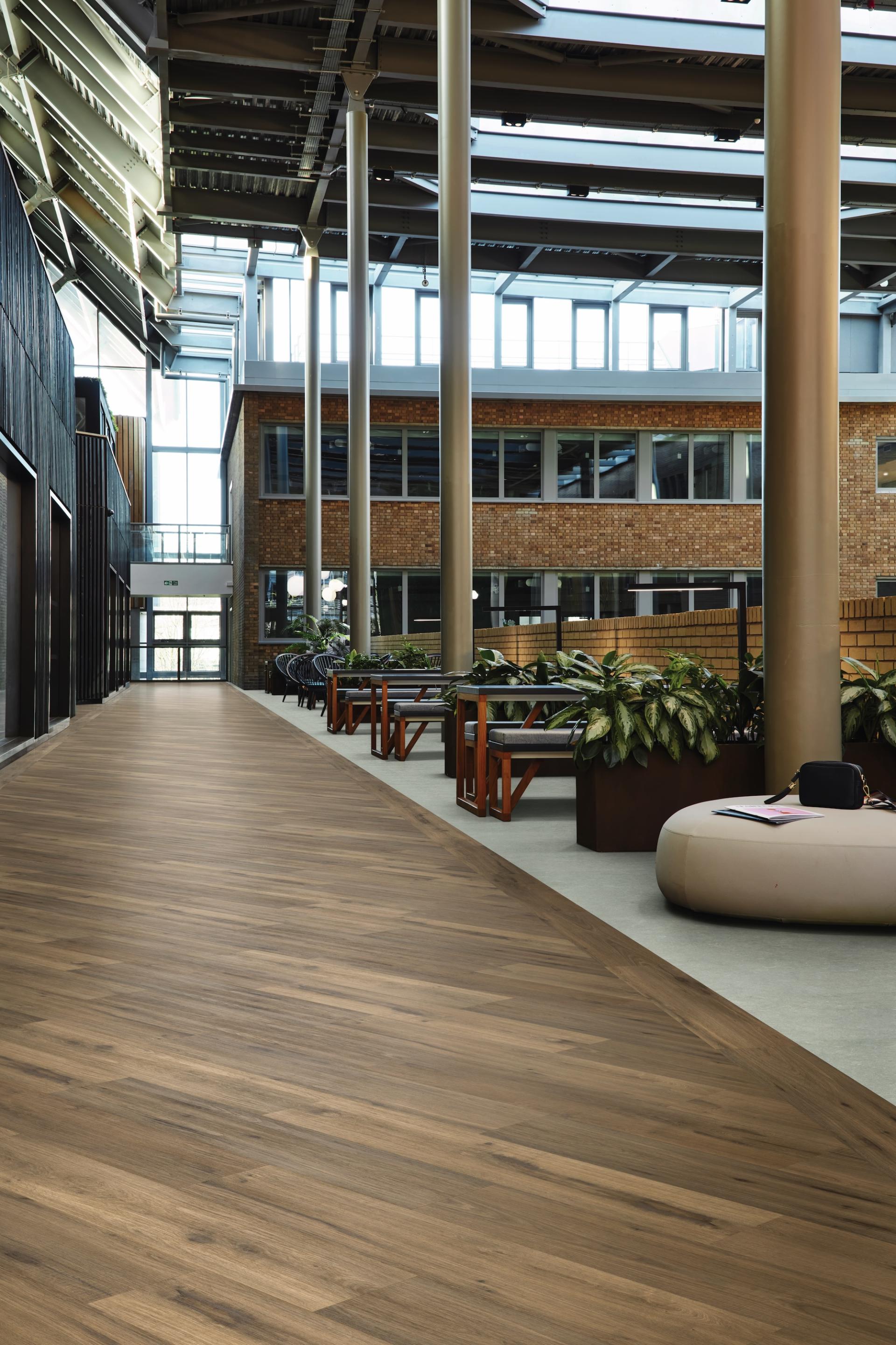 Karndean Designflooring's new Opus collection combines slip resistance practicality with beauty of nature.