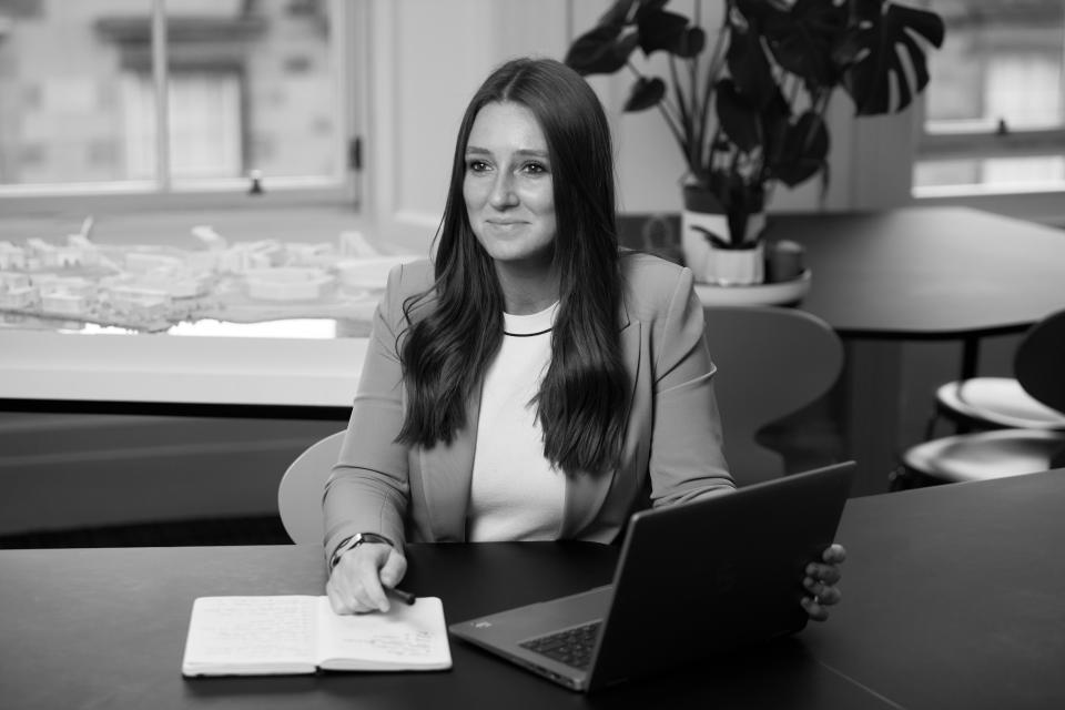 Stevie Leigh, director at Michael Laird Architects, discussing workplace culture and design in the Manchester office.