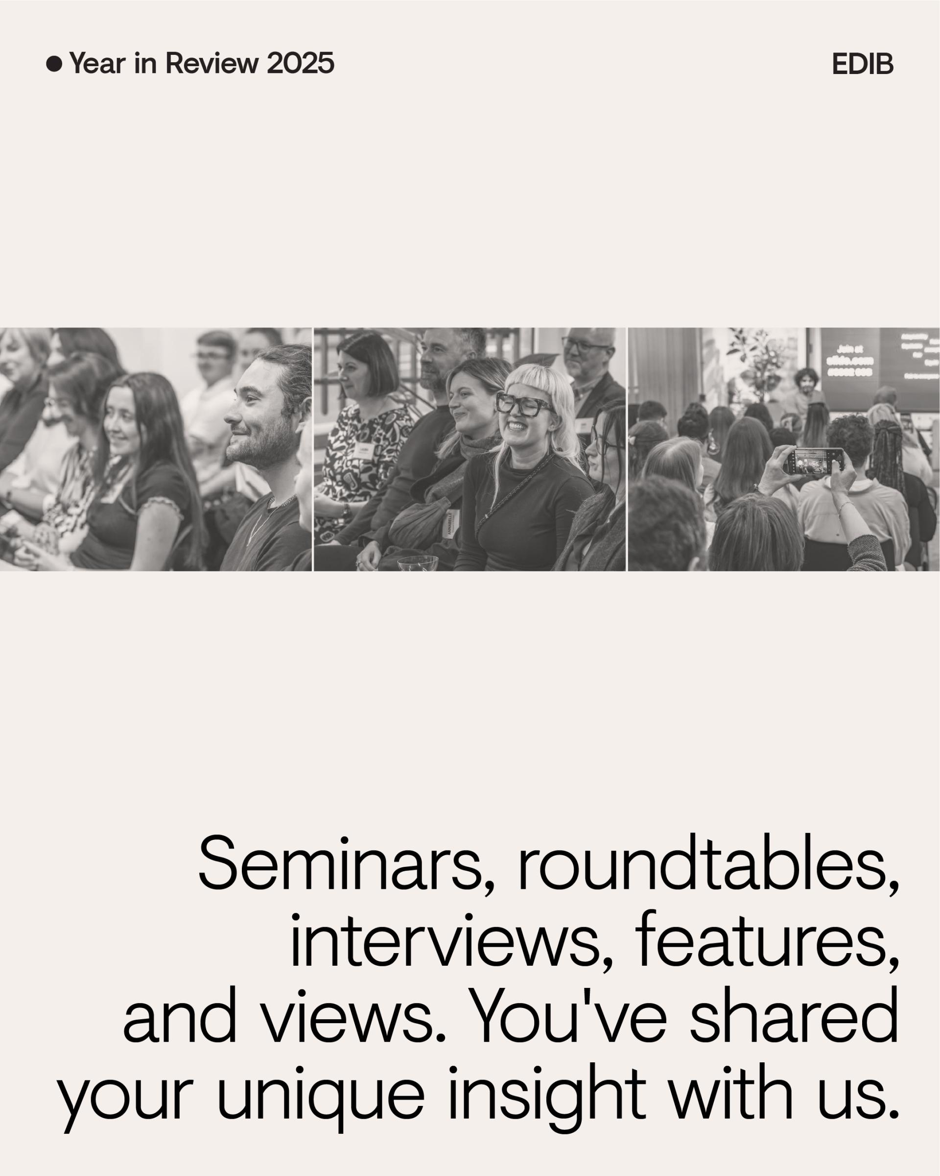 Year in Review 2025: EDIB - How do we design for all?