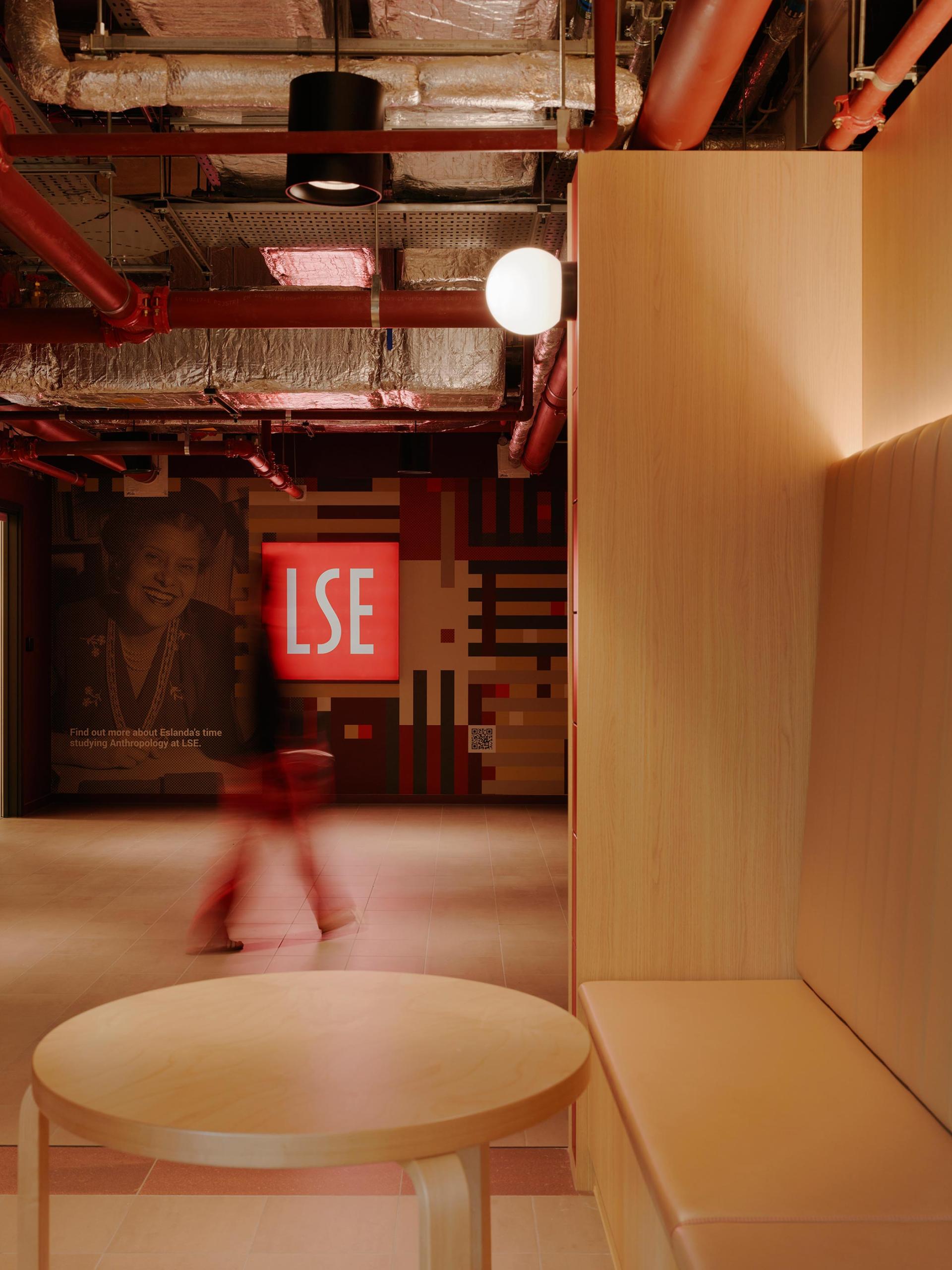 Interiors for LSE Robeson House - a home for global minds - completed by Jasper Sanders + Partners.