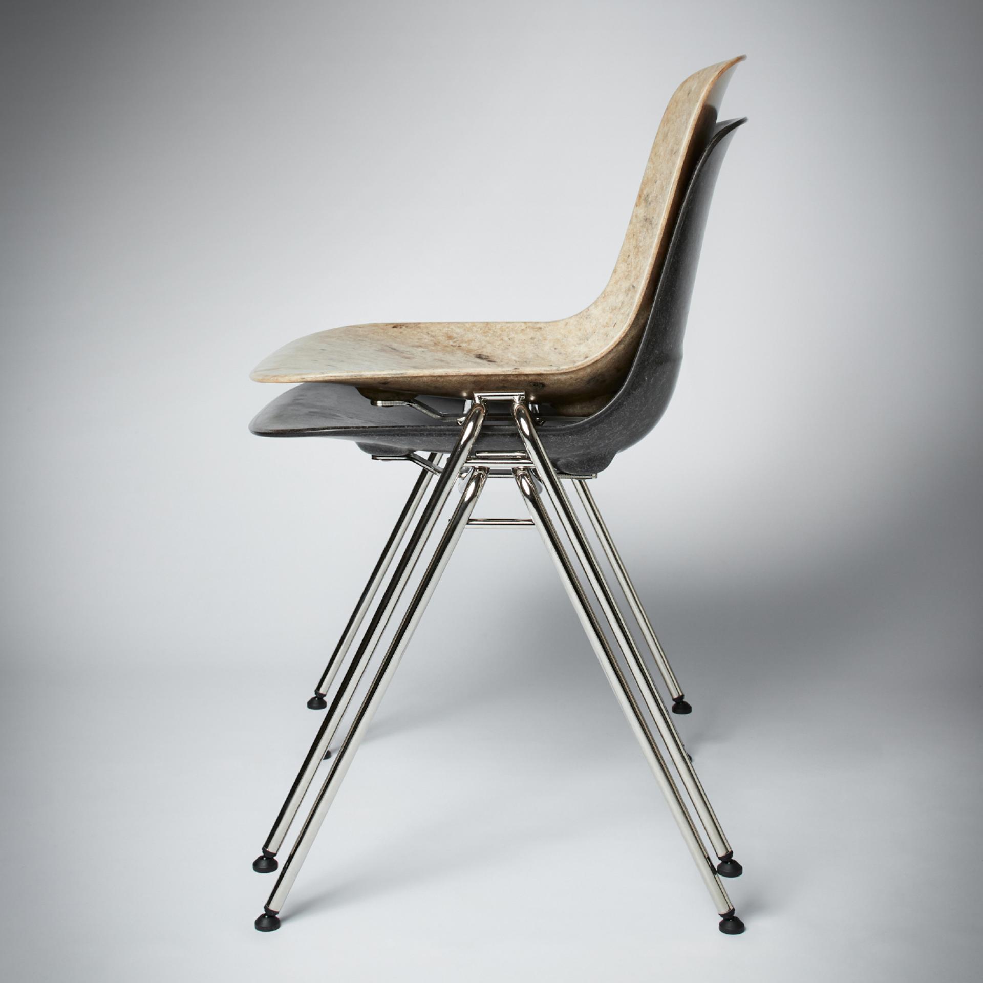 Modern Solidwool chairs showcasing sustainable materials, beautifully combining design with eco-friendly innovation for durable furniture.