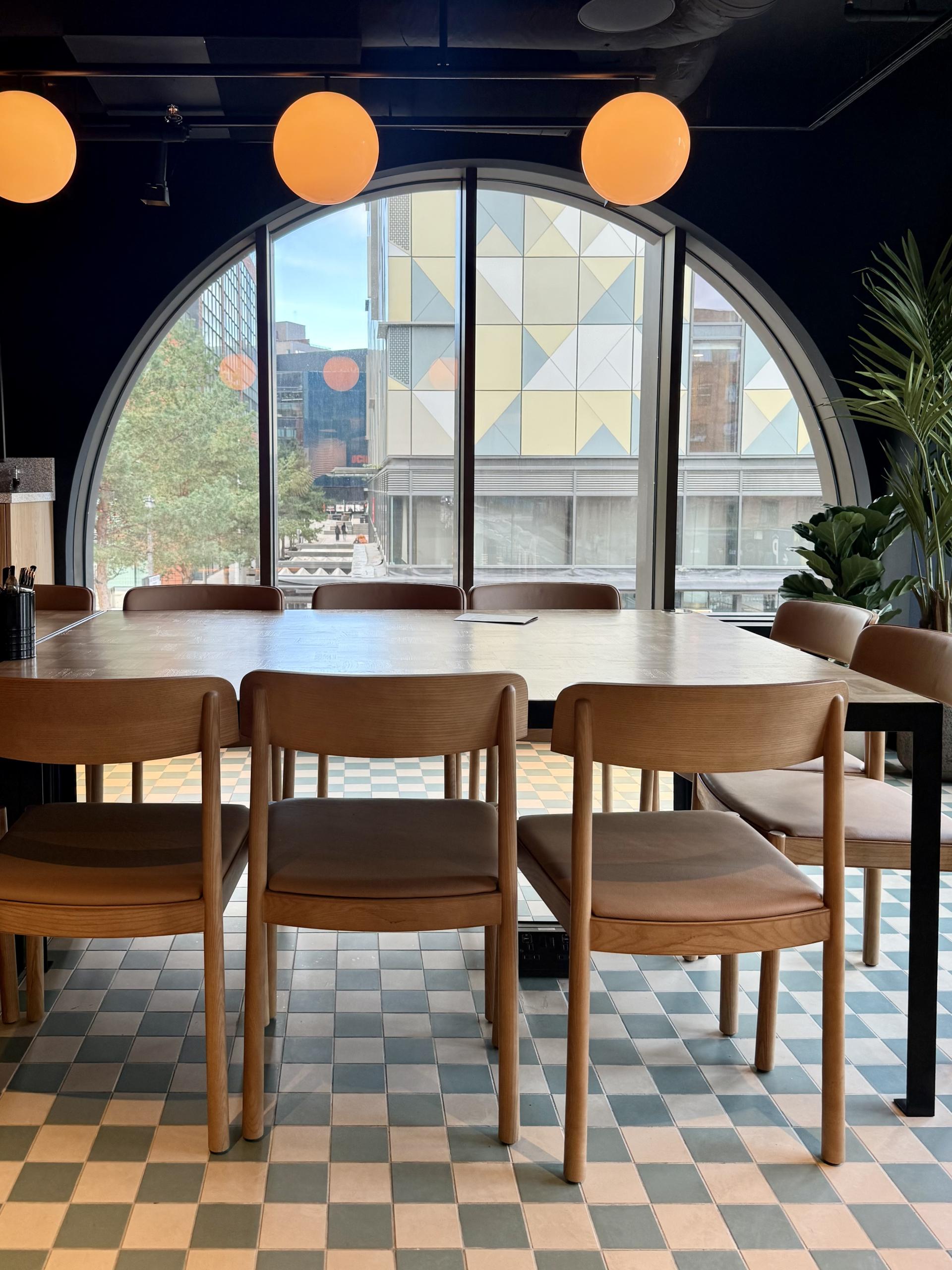 Vibrant tiles by Waxman Architectural feature at Vita Group's House of Social. 