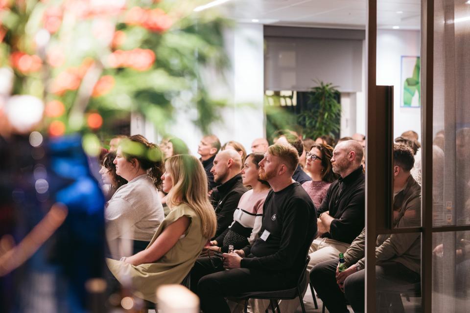 Russwood's Timber & Taste event explored how materiality can support Scotland’s transition to low carbon design.