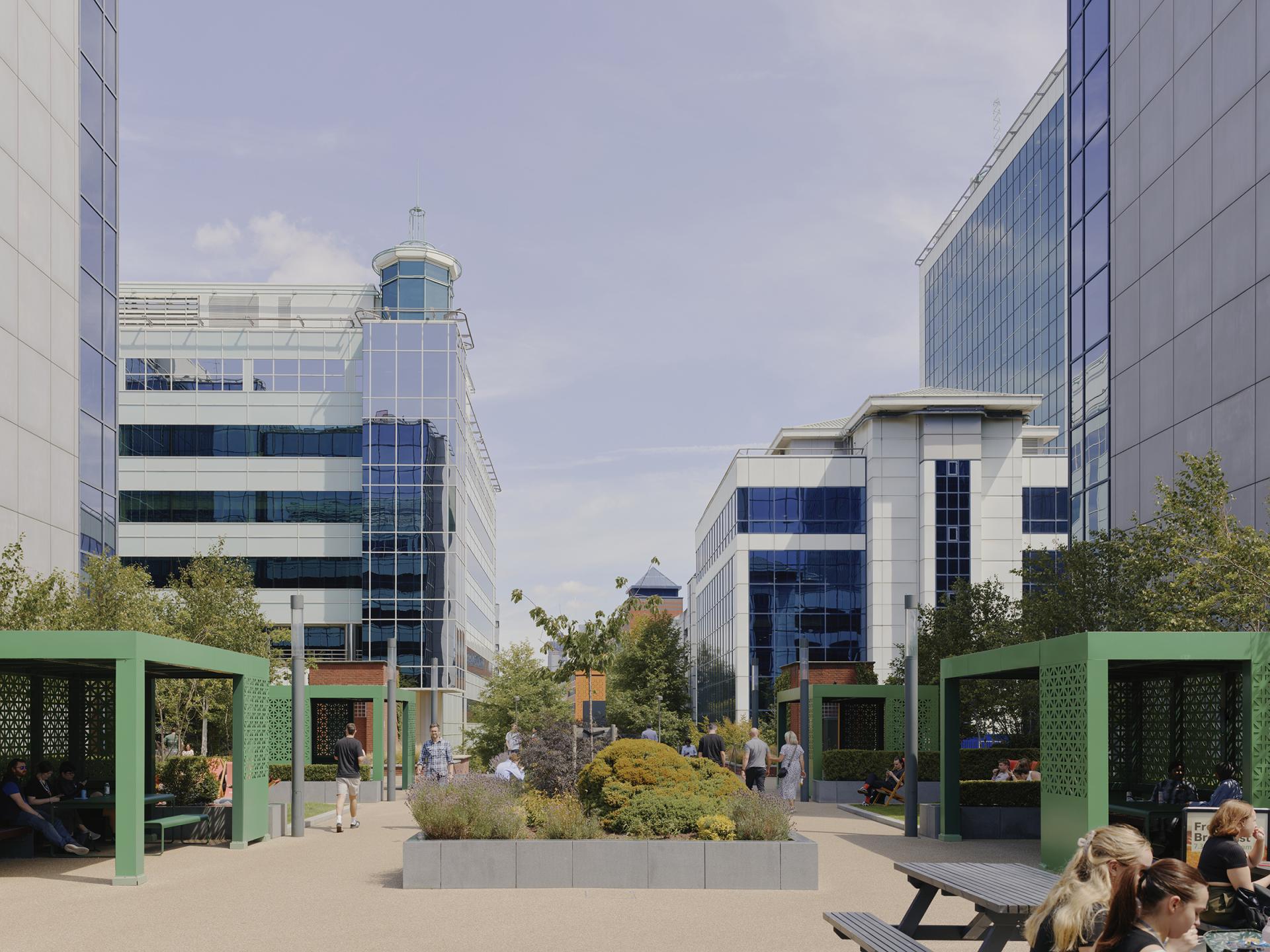 From Landmark to Living Campus: JS+P reimagines campus totems at Exchange Quay.