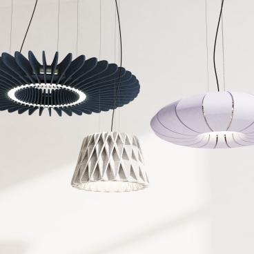 New collections for 2026 from lumenear UK combine aesthetic lighting with acoustics.