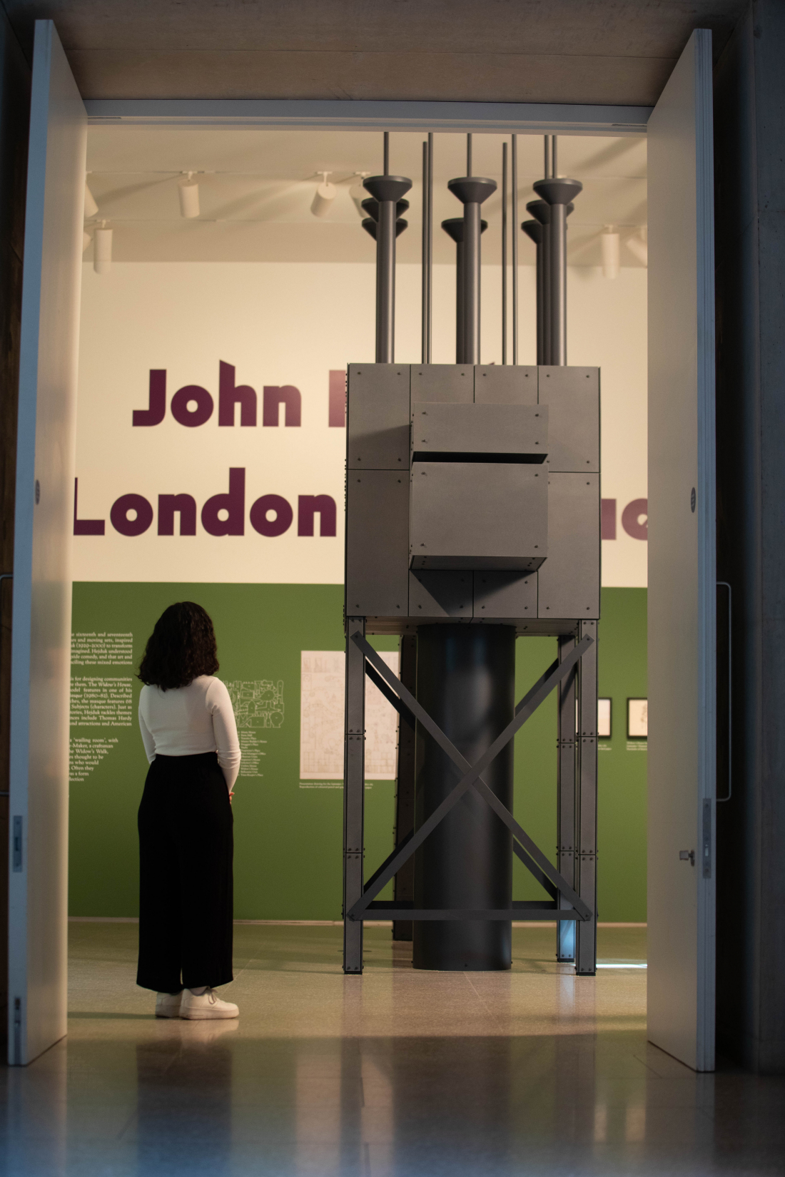 Installation view of the ‘John Hejduk: London Masque’ display at the Royal Academy of Arts, London (22 March 2022 - 21 May 2023). Photo: © Royal Academy of Arts, London / David Parry. Permission granted by The Estate of John Hejduk
