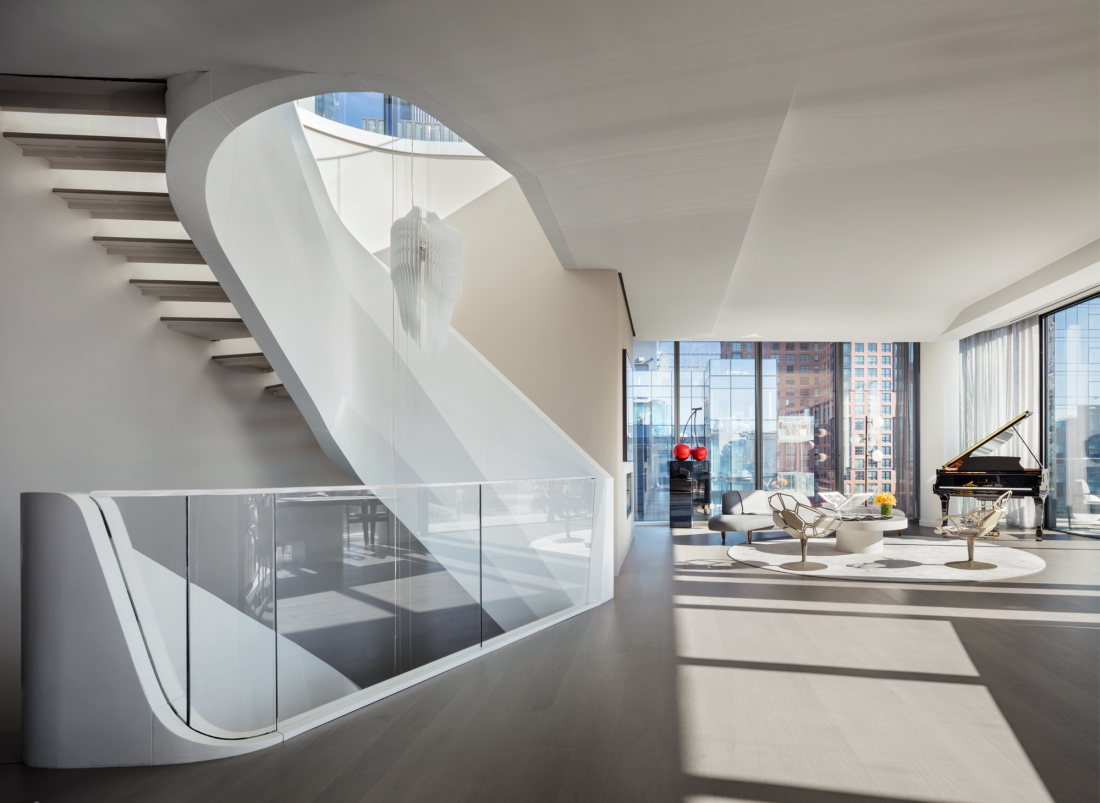 Zaha Hadid Designs A 50m Luxury Penthouse Home In West