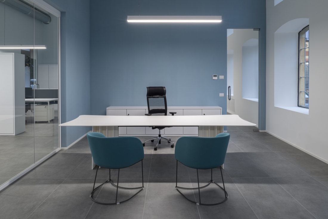 From the recovery of a former textile factory the new