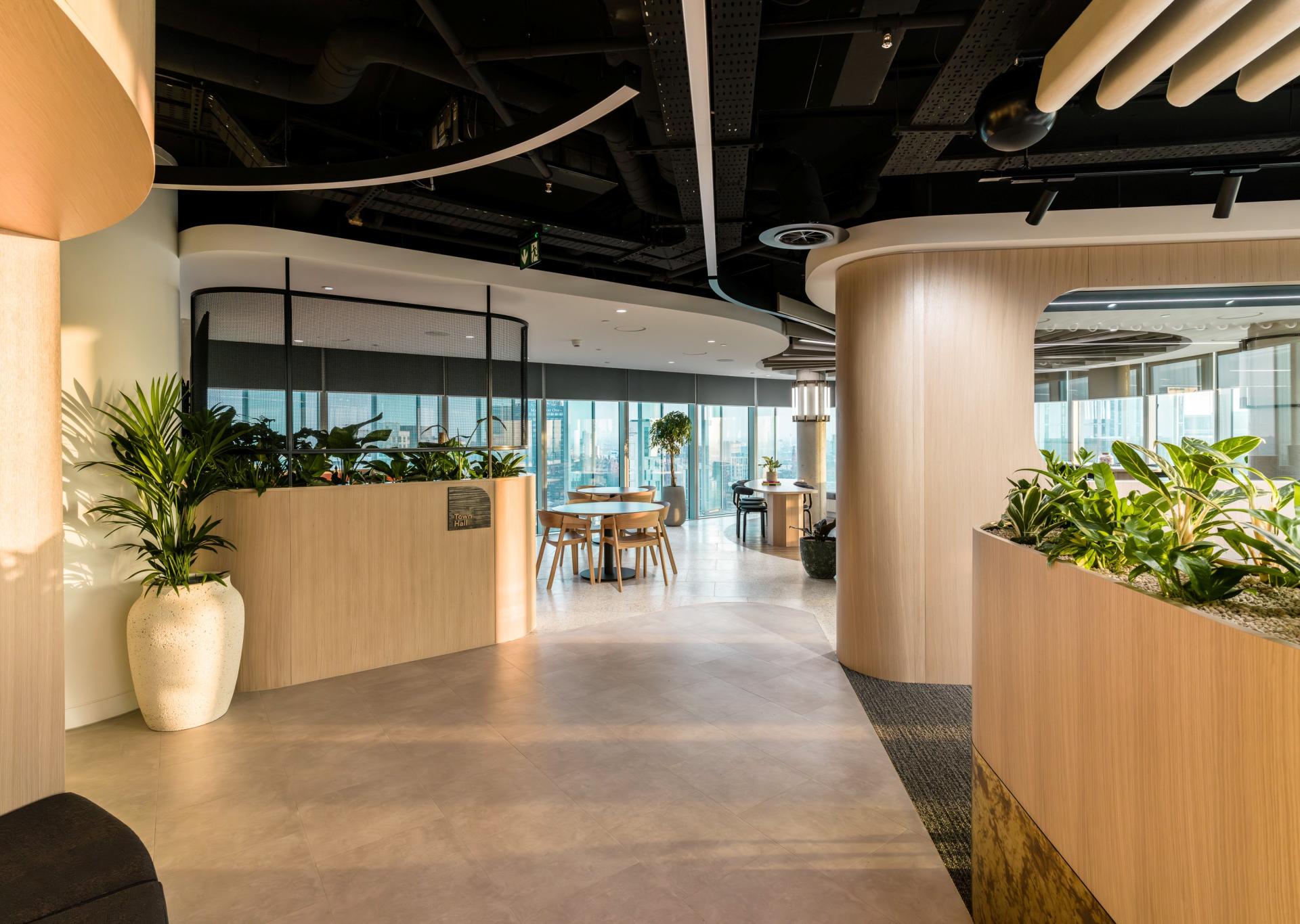 Collaboration between SpaceInvader and Overbury culminates in deeply detailed Manchester workspace.